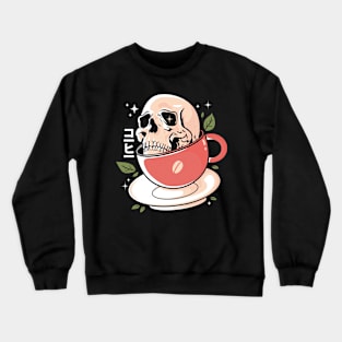 Skull Coffee Crewneck Sweatshirt